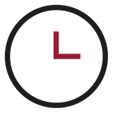 Punctual delivery icon